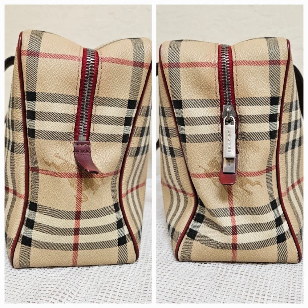 Burberry Check PVC Shoulder Bag AUTHENTIC - Picture 13 of 14